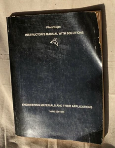 Engineering Materials and their Applications 3rd Ed. Instructor's Manual with So - Picture 1 of 5