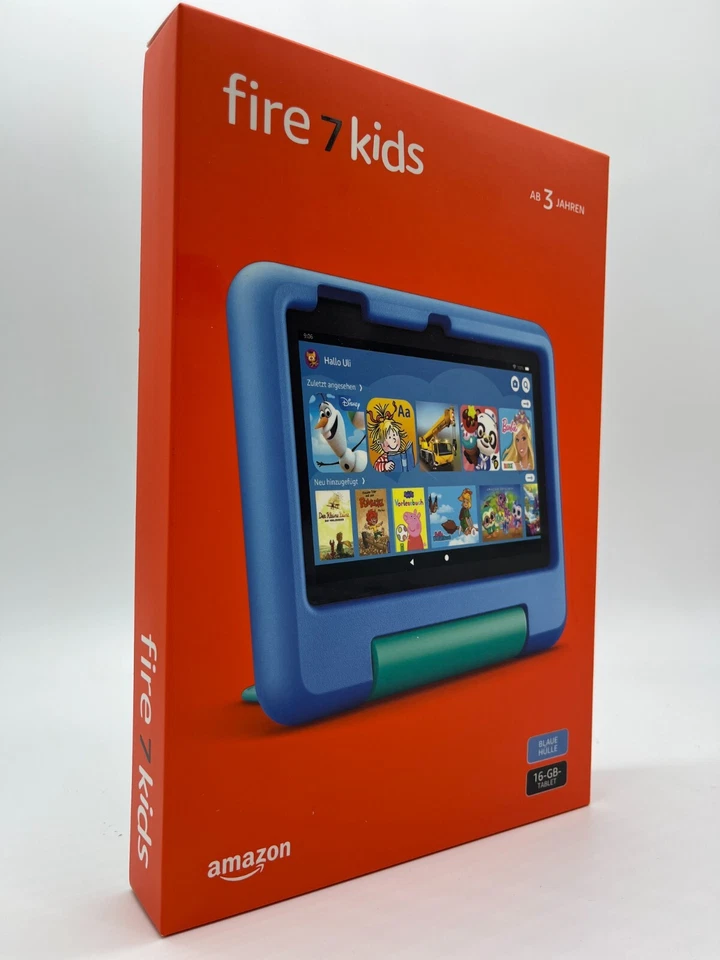 Amazon Fire 7 Kids 12. Gen 16GB, Wi-Fi, 7 Zoll - Blau