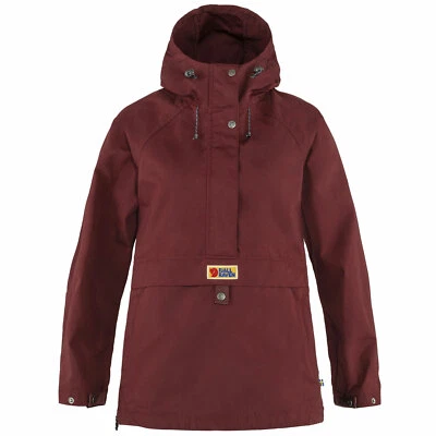 Fjällräven Vardag Anorak Ligero Damen-Wanderjacke Exterior Trekking Rojo Oscuro - Imagen 1 de 2