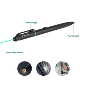 Olight Open Glow Max.120 Lumens Rechargeable EDC Penlight with Green Laser - Foto 1 di 27
