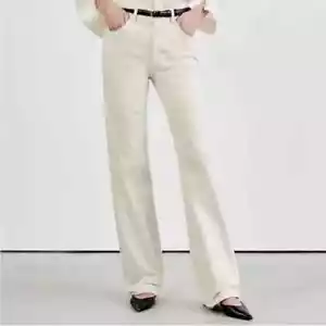 Nuevo con etiquetas Pantalón Nili Lotan Joan en Invierno Blanco Para Mujer Talla 6 Minorista $395 - Imagen 1 de 2