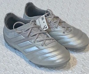 ADIDAS Copa 20.1 FG Silver Metallic Silver Soccer Cleats Kids Boys Girls 11.5 K - Picture 1 of 9