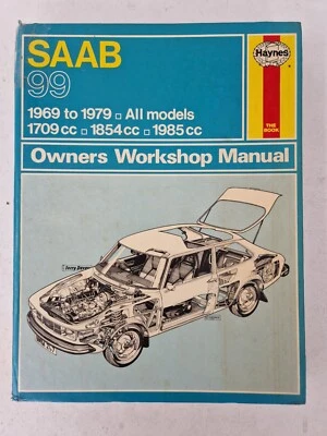 Saab 99 Haynes Manual 1969 to 1979 L GL LC LE EM Sport EMS GLE Combi Coupe Turbo - Image 1 of 4