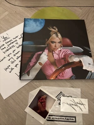 Dua Lipa ‎– Future Nostalgia Exclusive Neon Yellow Translucent Color Vinyl LP - Image 1 of 4