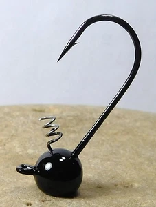 Shakey Head Jig Rd fondo plano Gamakatsu 5941 HW 20 colores negros para elegir - Imagen 1 de 1