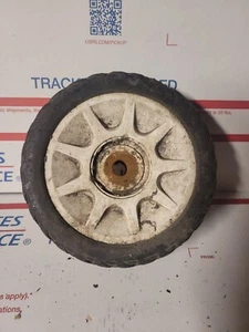 USED Lawn Boy 6" Front Wheel 684776 GOOD TREAD - Picture 1 of 4