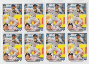(8) Oswald Peraza 2023 TOPPS SERIES 1 ROOKIE CARD LOT #94 NEW YORK YANKEES⚾⚾ - Picture 1 of 1