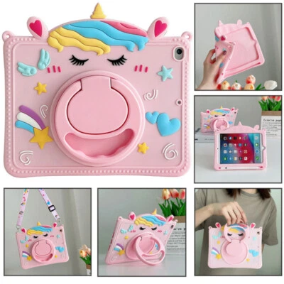 Kids Cartoon Rotate Stand Case Cover For Samsung Galaxy Tab A 8.0 A7 A8 S6 Lite  - Image 1 of 4
