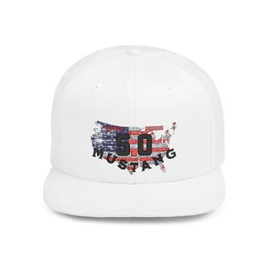 Herren Mütze, Flat Bill Snapback Cap für Auto-Enthusiasten, 5.0 Mustang - Bild 1 von 13