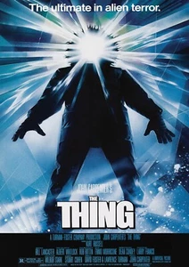 THE THING John Carpenter's Film Movie Poster 1982 Film Plakat - Foto 1 di 3