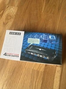 Mini kvm switch vga/usb 4 ports - USB 2.0 - Photo 1/9