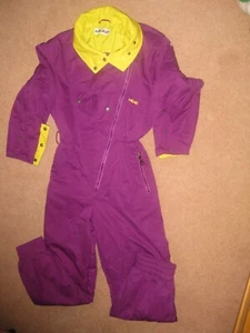 Vintage HEAD Einteiler Skianzug 90er lila / gelb Größe 40R - Bild 1 von 4