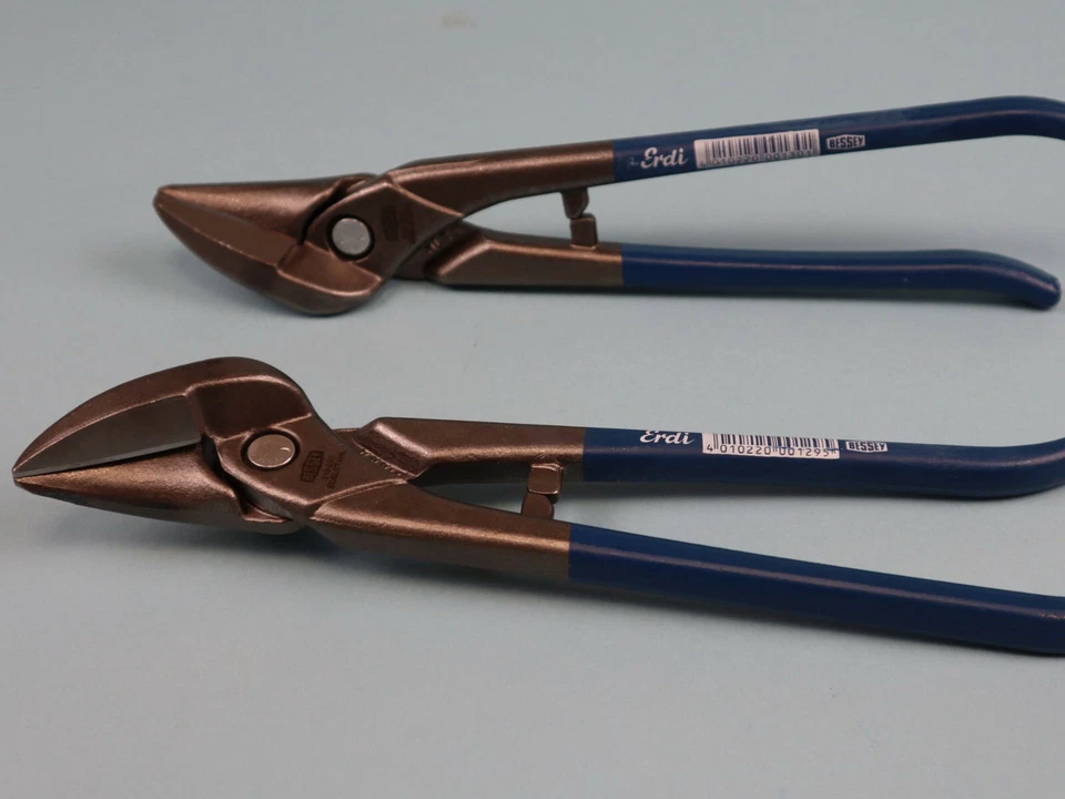 ERDI Blechschere Idealschere links o. rechts o. SET Figurenschere Metallschere