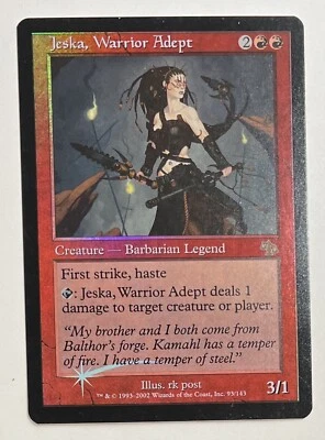 MTG JESKA, WARRIOR ADEPT (FOIL) Judgment (OldManMTG 003-215) - Image 1 of 2