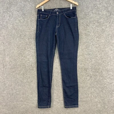 Esprit Jeans Womens 31 Blue Skinny Mid Rise Stretch Denim Comfort 31x30 Zip 4719 - Image 1 of 4