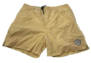 CUTTER & BUCK Mesh Lined Elastic & Draw String Waist Swim Trunks 2XLT Yellow - Picture 1 of 7