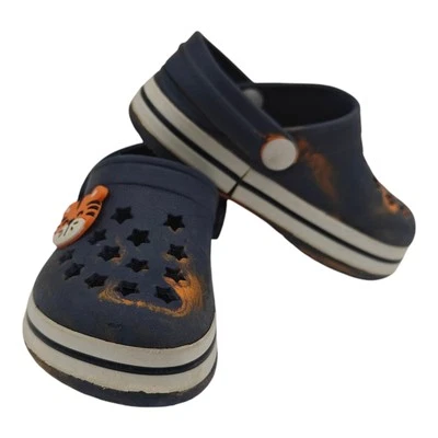 Sandalias zuecos azules para niños talla 5 Foto 1 de 4