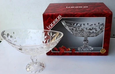 Coppa con piede cristallo RCR LAURUS 24% Royal Crystal Rock -NUOVISSIMA - Immagine 1 di 4