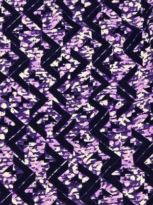 Lularoe TC Leggings- NWOT- Geometric Print- Purple, Violet, Cream - Image 1 of 3