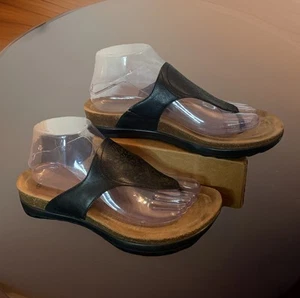 Sandalia chancla plana sin cordones DANSKO Priya 1550020200 para mujer 39 EUR de cuero negro - Imagen 1 de 15