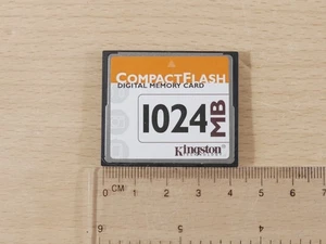 Kingston 1024MB SanDisk CompactFlash CF Card 1GB Tested Working - Picture 1 of 2