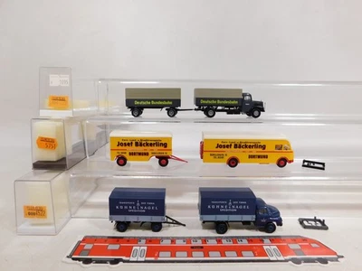 3X Brekina H0 1:87 Modello MAN 4522 5751 Bäckerling 7220 DB Sg/Mint+Box #DX452-1 - Immagine 1 di 4