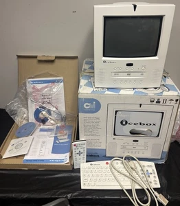 Salton Icebox Kitchen CRT DVD TV 30118 w/Remotes Tested VG Shape Read Desc. - Picture 1 of 17