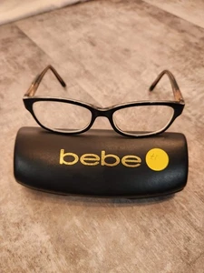 BEBE LADY VEGAS BB5082 001 Jet (Black) 52-16-135 Eyeglass FRAMES ONLY - Picture 1 of 11