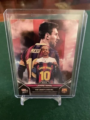 Lamine Yamal, Lionel Messi - Topps Now - The Legacy Lives On #002 - Image 1 of 4