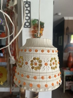 Vintage Hanging Light - Image 1 of 4