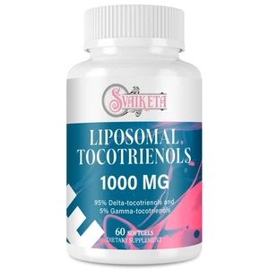 Liposomal Tocotrienols 1000mg – 95% Delta, 5% Gamma – Vitamin E Supplement wi... - Picture 1 of 6