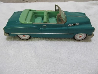 Vintage Style 1950’s Blue Buick Convertible Tin Friction Toy Motor Car - Image 1 of 4