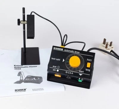 Kaiser Timer automatico / misuratore di esposizione di ingrandimento con sonda. Tipo 4033. Funzionante - Immagine 1 di 4