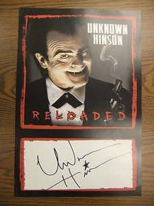 Unknown Hinson Signed Concert Poster 8 Reloaded Tour Squidbillies Early Cuyler - Picture 1 of 2