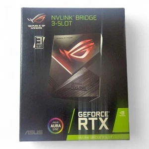 ASUS ROG NVLink Bridge 4-Slot High Bandwidth SLI Connector for RTX Graphics Card - Picture 1 of 3