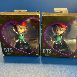 Mattel BigHit BTS Mini Q Dolls JIMIN NIB Brand New Cute Figurine 2 Pack - Bild 1 von 2