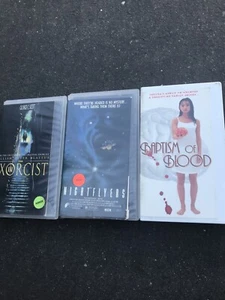 The Exorcist III 3 Horror VHS 1992 George C Scott+night Flyers+baptism Blood Lot - Picture 1 of 7