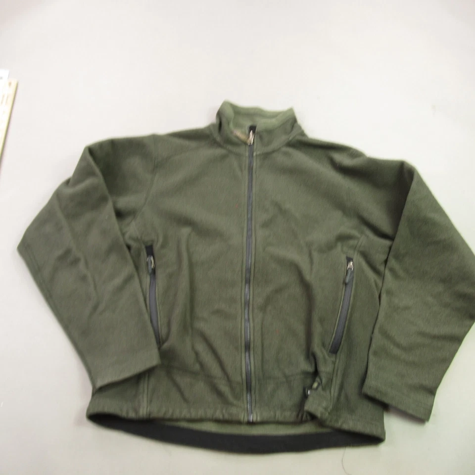 Chaqueta REI para mujer grande manga larga bolsillos con cremallera completa verde ligero Foto 1 de 4