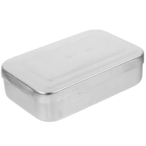 Food Container Box Camping Food Containers Reusable Picnic Box Metal Bento Boxes - Picture 1 of 11