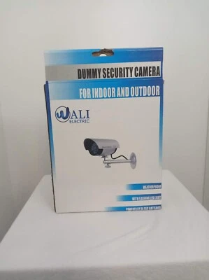 WALI Bullet Dummy Fake Surveillance Security CCTV Camera Indoor Outdoor ... - Image 1 of 2