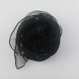 Bright Silk Solid Color Scarf Pure Color Organza Neck Shawl Small Silk Scarves @ - Picture 1 of 34