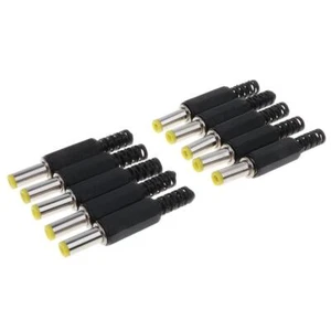 10Pcs 2.5mm X 5.5mm Male DC Adapter Connectors - Picture 1 of 5