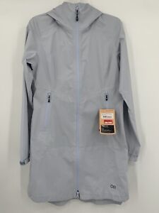 Outdoor Research Jacket Womens Small Prologue Storm Trench Gray NEW $199 Rain