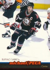 1999-00 Pacific RED #41 MICHAEL PECA - Buffalo Sabres