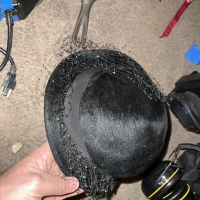 Vintage Hats By Louis Styled California Black Fur - Image 1 of 2