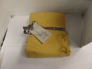 West Elm King Bio Orange gewaschene Baumwolle Bettbezug 108" x 92" WIE GELESEN - Bild 1 von 12