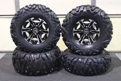 KAWASAKI BRUTE FORCE 750 26" QUADKING ATV TIRE  RAPTOR WHEEL KIT IRS1CA BIGGHORN - Image 1 of 4