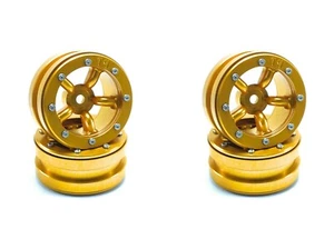  Beadlock Wheels PT-Safari Gold/Gold 1.9 (4 pcs) - Picture 1 of 5