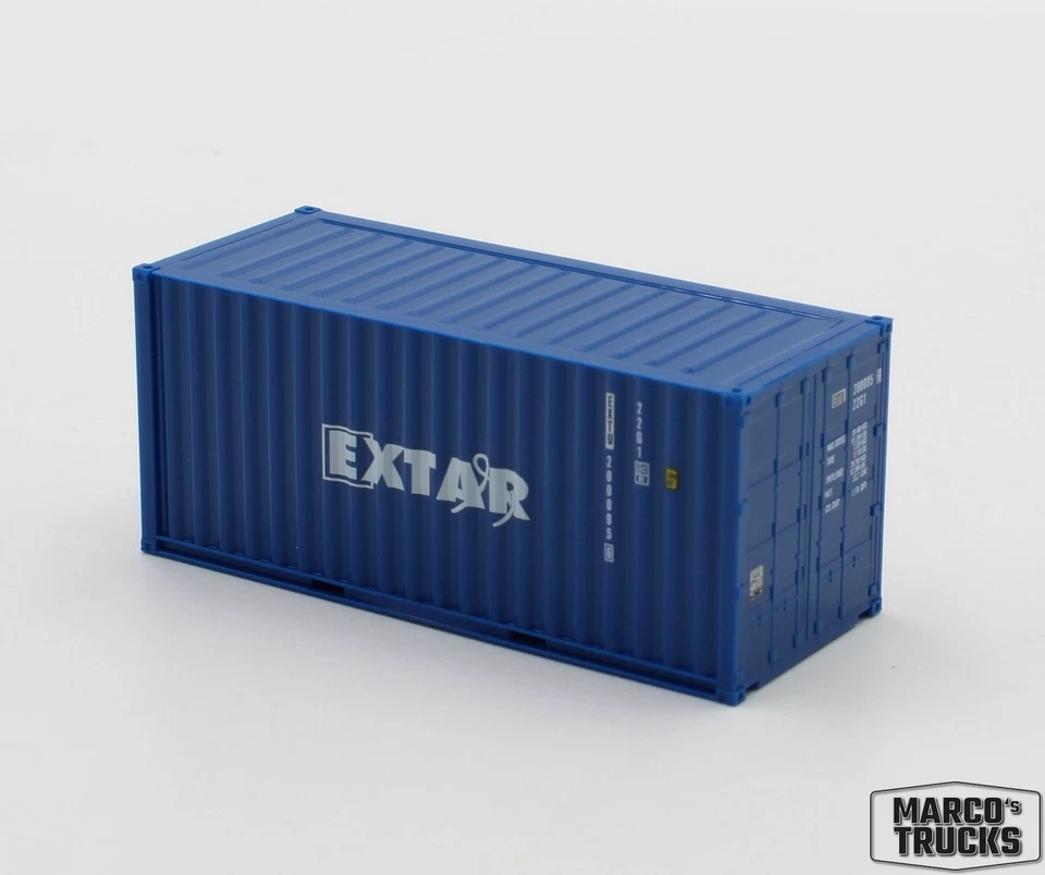 AWM 20ft Container blue „Extar EXTU 20000956“ 1:87 /HS867 - Image 1 of 1