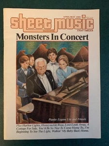 Vintage April May 1985 Sheet Music Magazine Monsters in Concert - Bild 1 von 5